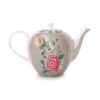 Blushing Birds teapot | khaki